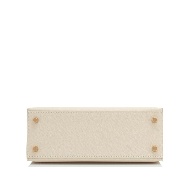 エルメス ケリー25 外縫い クレ エプソン ゴールド金具 HERMES KELLY SELLIER 25 CRAIE EPSOM GOLD HARDWARE