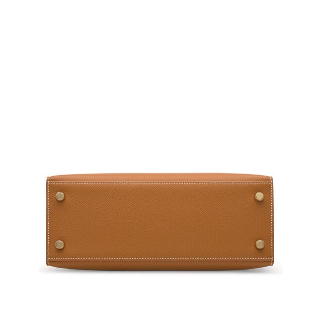 HERMES KELLY 25 SELLIER GOLD EPSOM GOLD HARDWARE