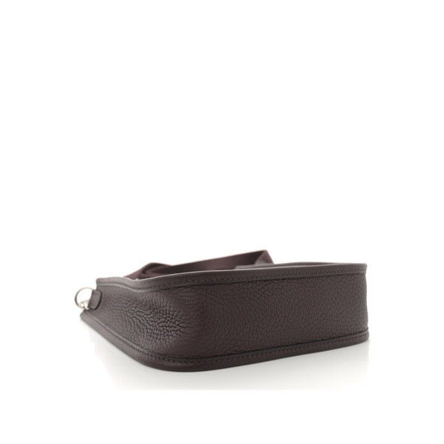 エルメス ミニエヴリン TPM ルージュセリエ トリヨンクレマンス シルバー金具 ショルダーバッグ HERMES EVELYNE TPM ROUGE SELLIER TAURILLON CLEMENCE SILVER HARDWARE