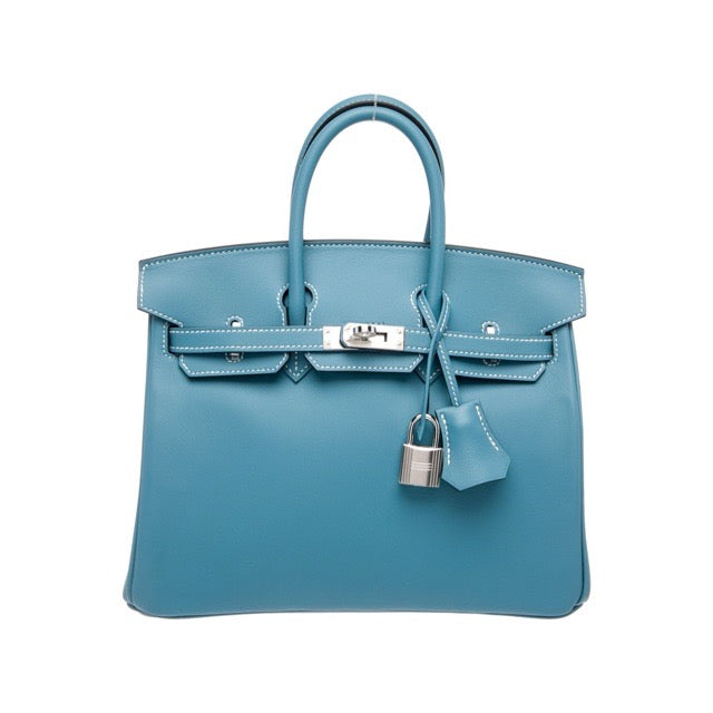 新品 HERMES エルメス バーキン25 ブルーニュイ シルバー金具 エルメス バーキン25 ブルーニュイ/シルバー金具 トゴ Z刻印 HERMES
