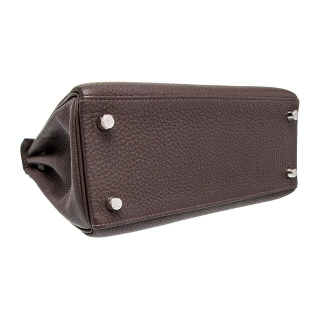 エルメス ケリー 25 Chocolat トゴ シルバー金具 HERMES KELLY 25 CHOCOLAT TOGO SILVER HARDWARE