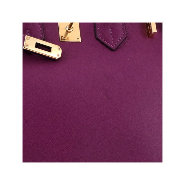 HERMES BIRKIN 25 ANEMONE SWIFT GOLD HARDWARE