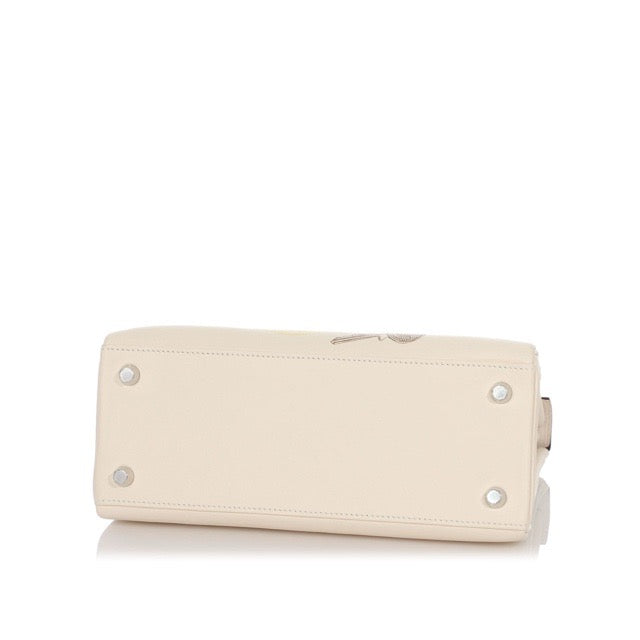 HERMES LIMITED EDITION KELLY 25 RETOURNE IN & OUT NATA SWIFT SILVER HARDWARE