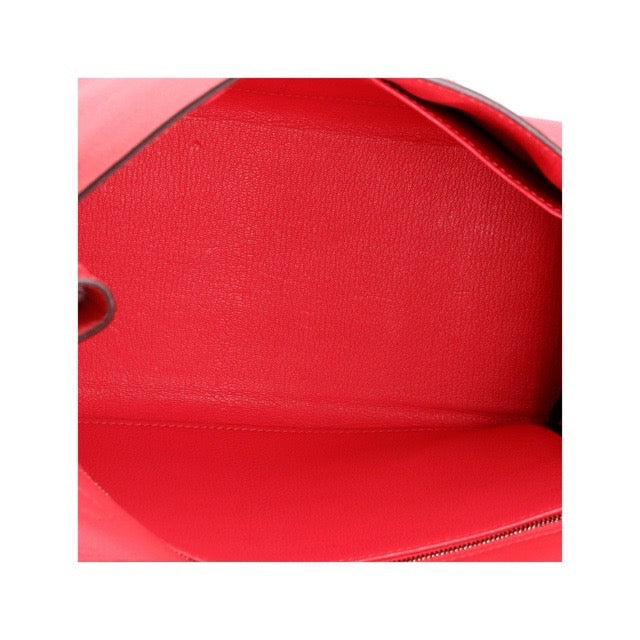 HERMES KELLY 28 RETOURNE ROSE AZALEE EVERCOLOR SILVER HARDWARE