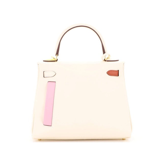 HERMES KELLY 25 RETOURNE COLORMATIC NATA CUIVRE LIME MAUVE SYLVESTRE BLEU BRUME SWIFT GOLD HARDWARE