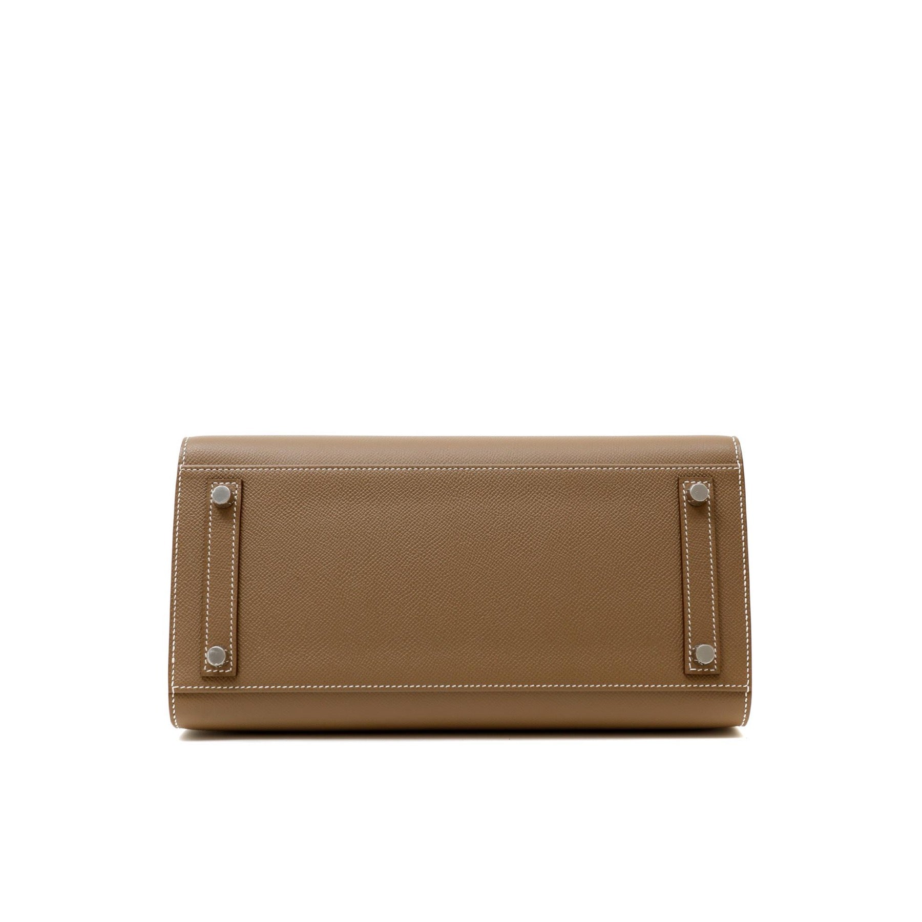 HERMES BIRKIN SELLIER 30 ETOUPE EPSOM SILVER HARDWARE