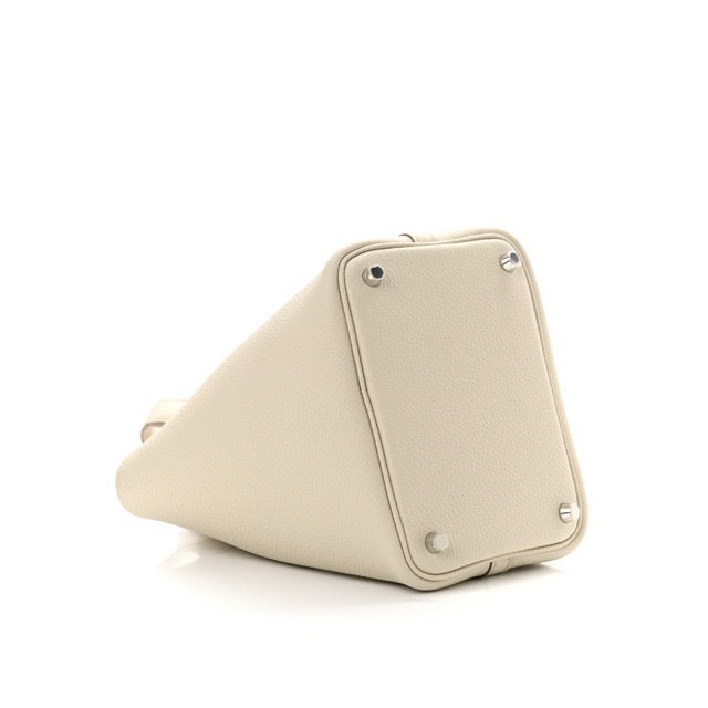エルメス ピコタンロックPM べトン トリヨンクレマンス シルバー金具 HERMES PICOTIN LOCK 18 BETON TAURILLON CLEMENCE SILVER HARDWARE【中古】