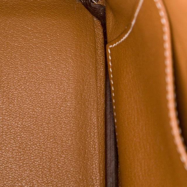 エルメス バーキン25 スペシャルオーダー ヴェルソ ベトン ゴールド トゴ パーマブラス シャンパンゴールド金具 パーソナルオーダー ホースシュー HERMES BIRKIN 25 VERSO BETON GOLD TOGO PERMABRASS GOLD HARDWARE HSS【中古】