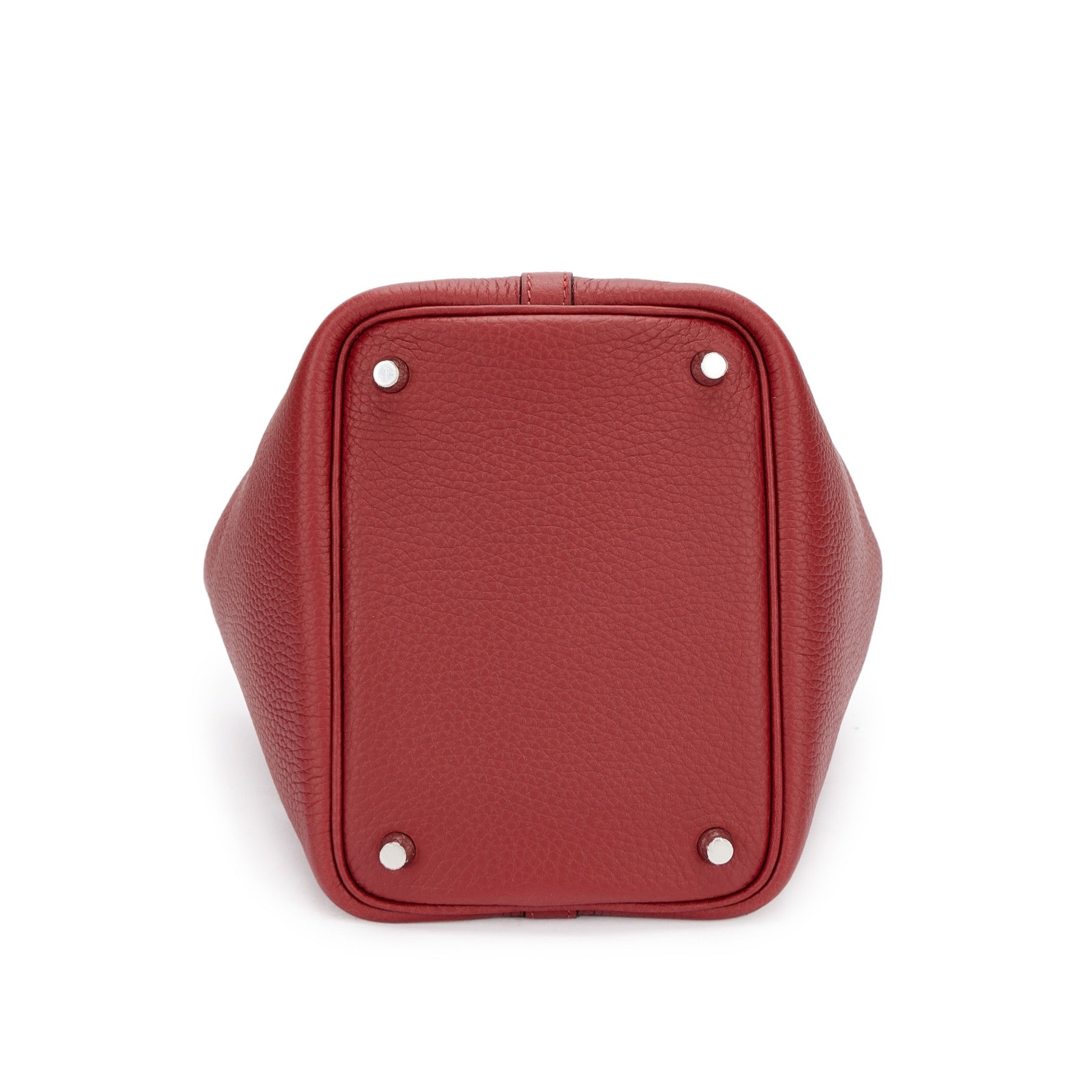 HERMES PICOTIN LOCK 18 PM ECLAT ROUGE H ORANGE FIELD TAURILLON CLEMENCE SWIFT SILVER HARDWARE