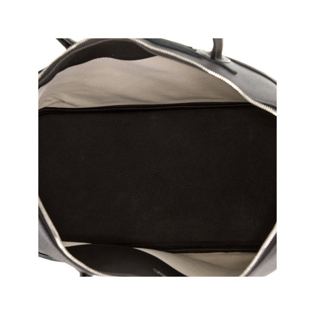 HERMES LIMITED EDITION BOLIDE 45 1923 SHIMER DRAGON BLACK NOIR TOGO SILVER HARDWARE