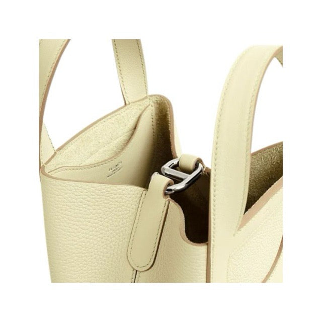 HERMES IN-THE-LOOP 18 JAUNE MILTON TAURILLON CLEMENCE SWIFT SILVER HARDWARE
