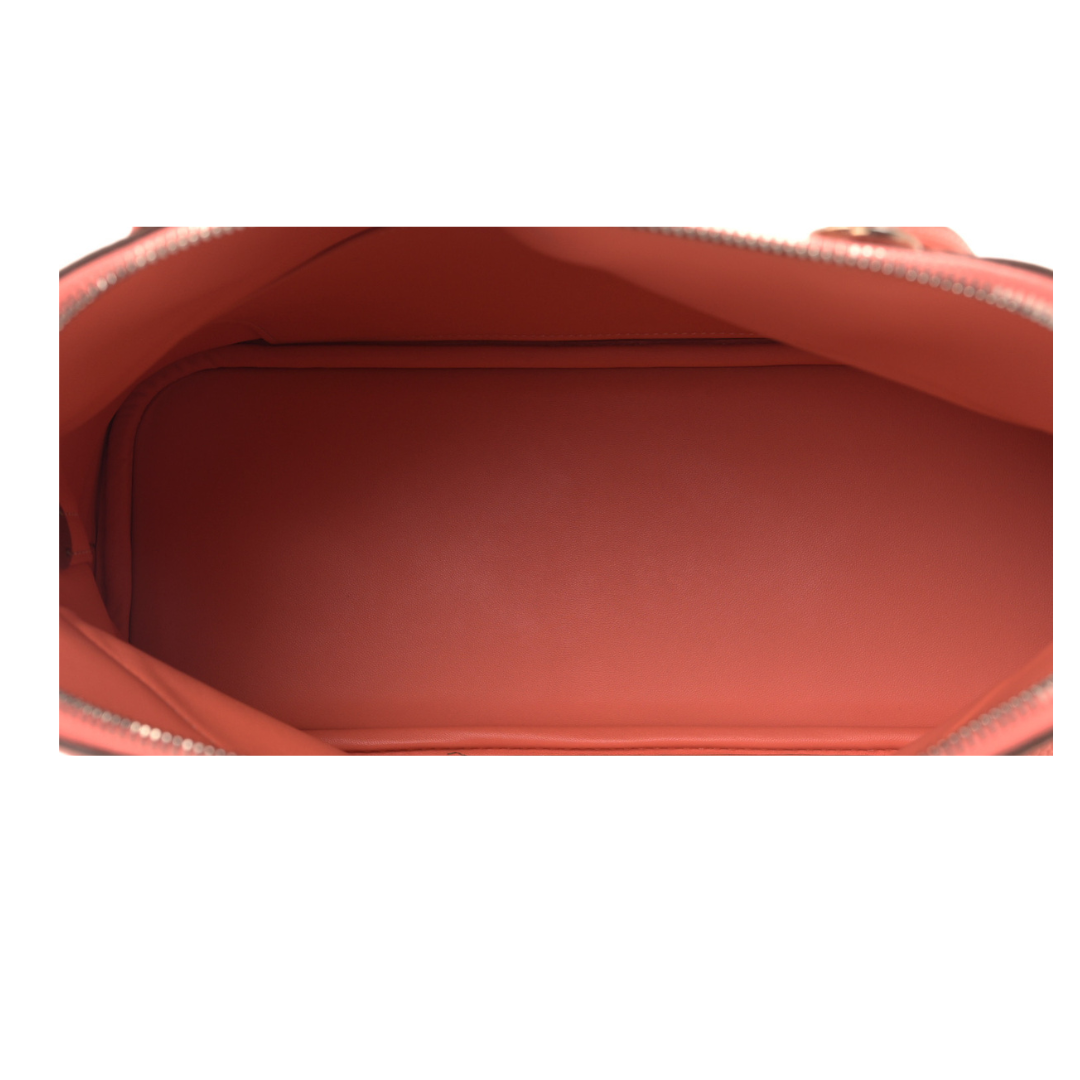 HERMES BOLIDE 31 CREVETTE TAURILLON CLEMENCE SILVER HARDWARE