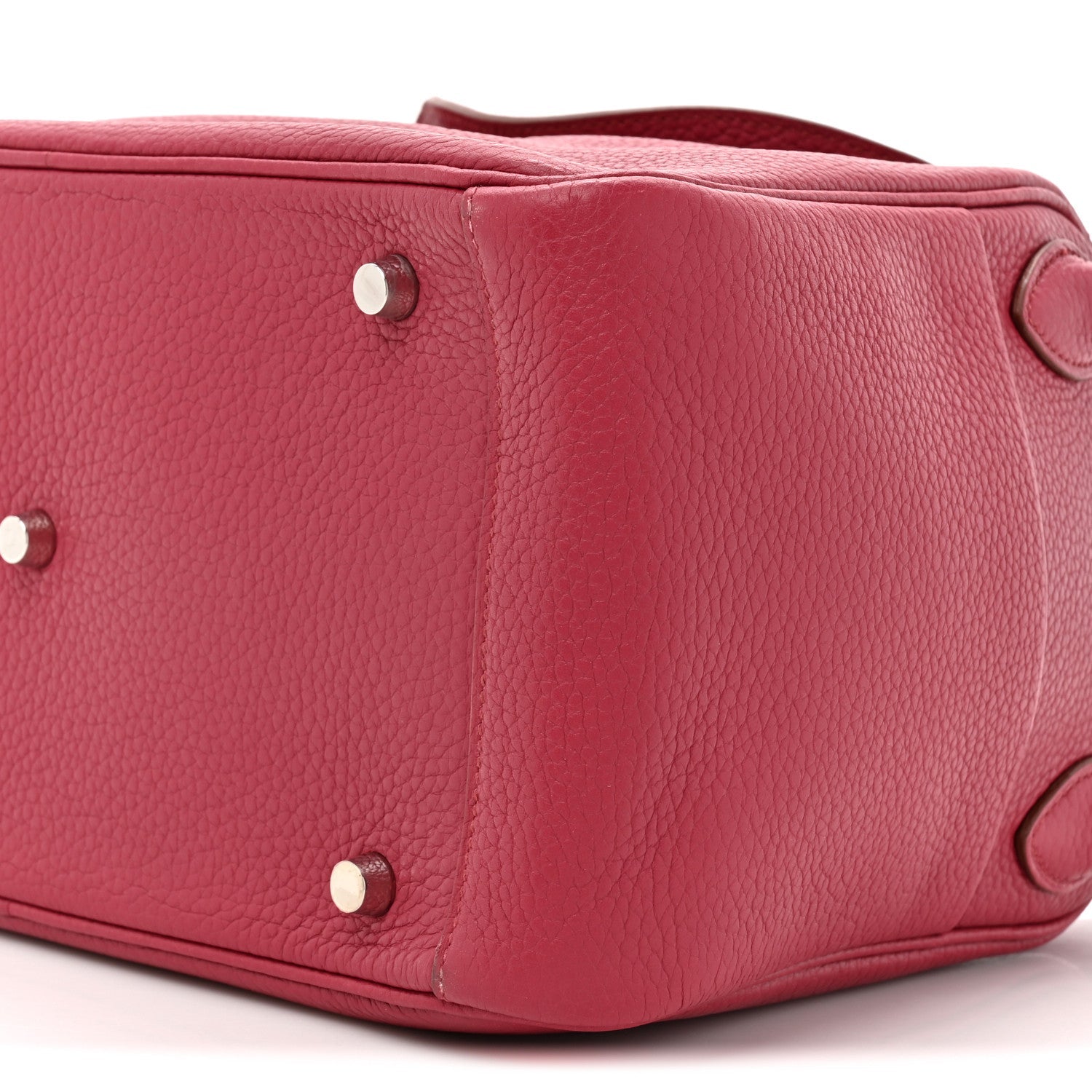HERMES LINDY 30 RUBIS TAURILLON CLEMENCE SILVER HARDWARE