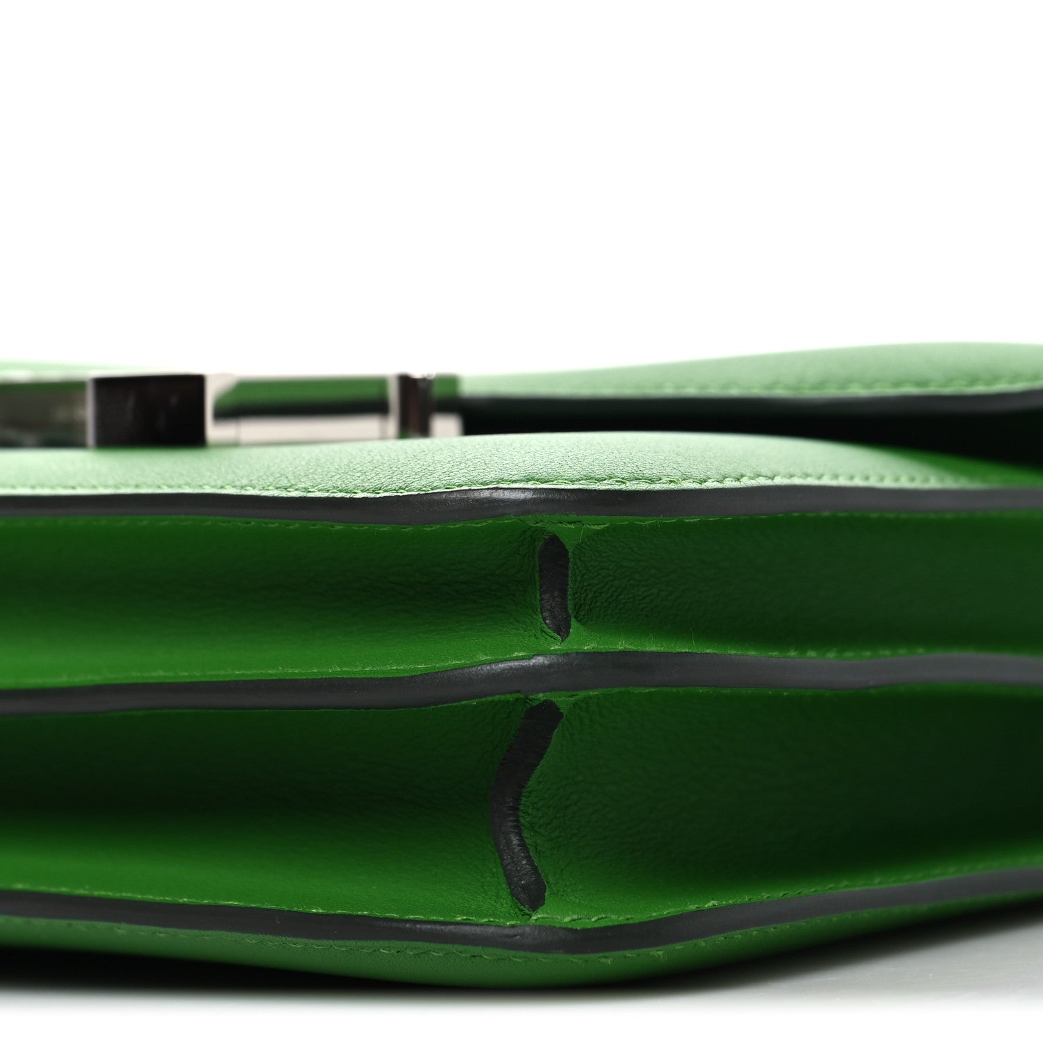 Hermes Mini Constance 18 Vert Yucca Swift Silver Hardware