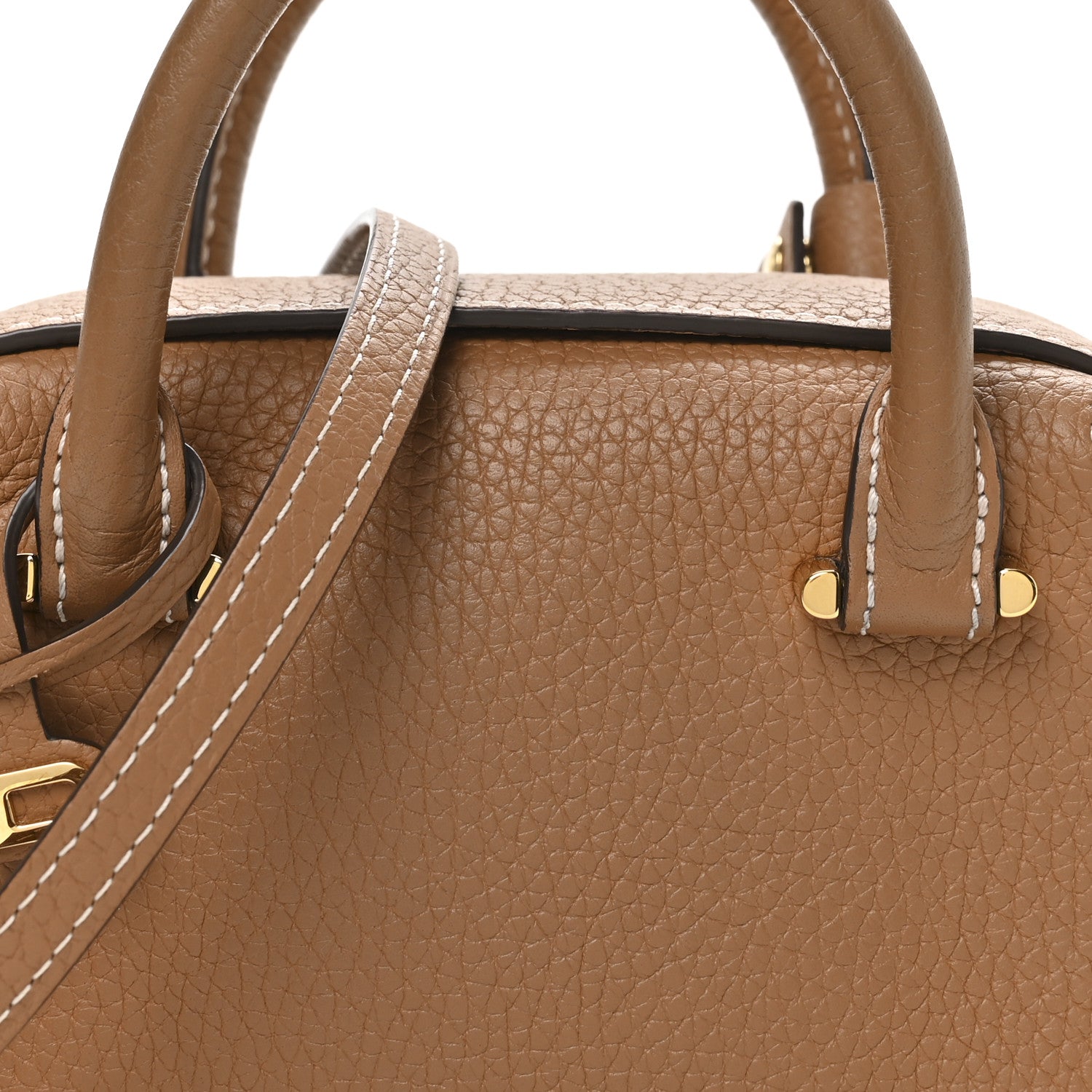 DELVAUX COOL BOX NANO SHOULDER BAG VEGETAL IVORY TAURILLON SOFT GOLD HARDWARE
