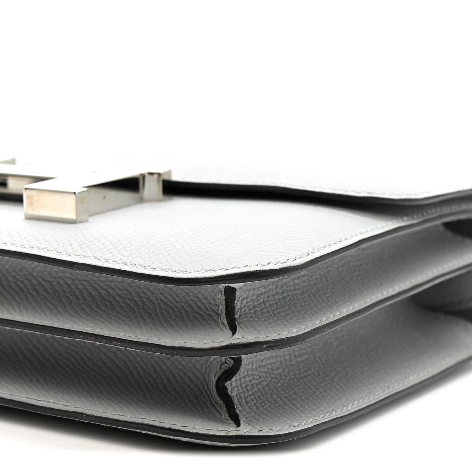 HERMES MINI CONSTANCE 18 BLEU GLACIER EPSOM SILVER HARDWARE