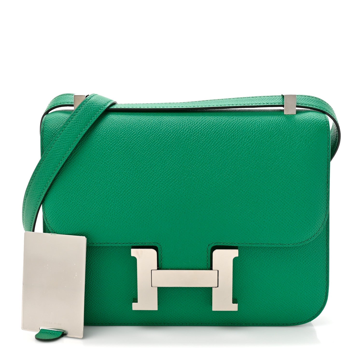 エルメス ミロワール コンスタンス 24 Vert Jade エプソン シルバー金具 HERMES CONSTANCE 24 VERT JADE EPSOM SILVER HARDWARE