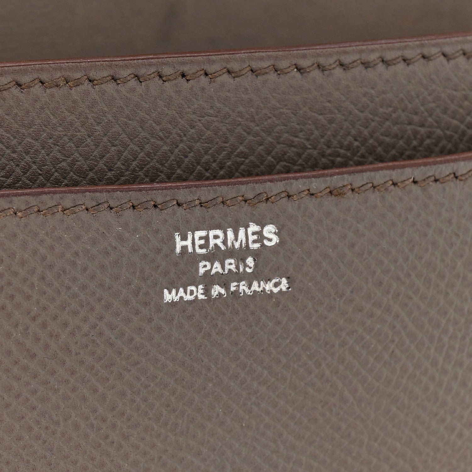 HERMES CONSTANCE 25 ELAN ETIAN EPSOM SILVER HARDWARE