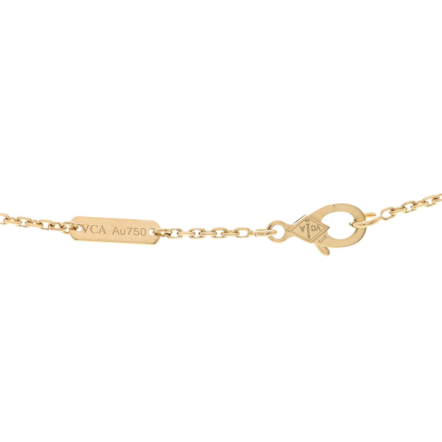 ヴァンクリーフ&アーペル ヴィンテージアルハンブラ ペンダントネックレス マルチカラー 18K イエローゴールド VAN CLEEF & ARPELS VINTAGE ALHAMBRA PENDANT NECKLACE MULTICOLOR 18K YELLOW GOLD