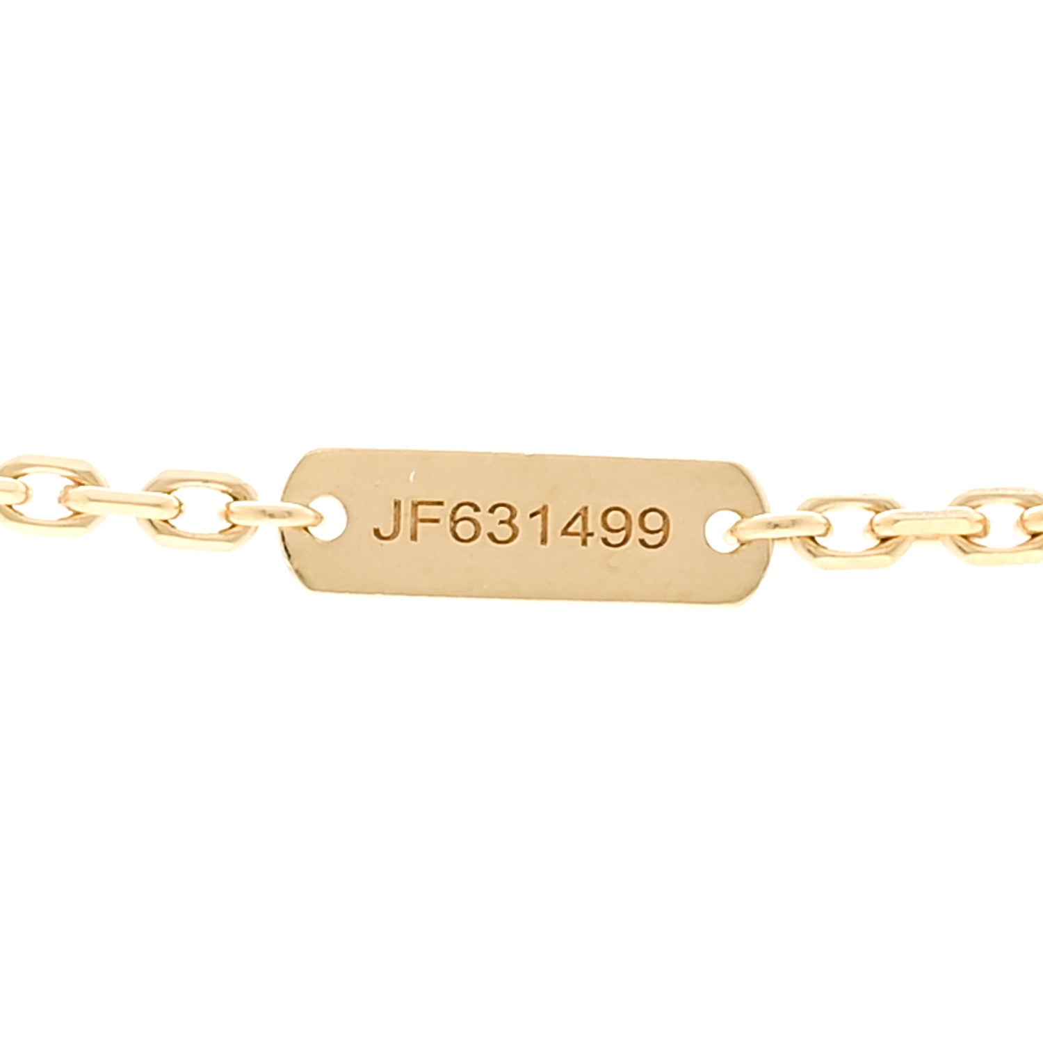 Van Cleef & Arpels 18K Yellow Gold Guilloche Magic Alhambra Long Necklace