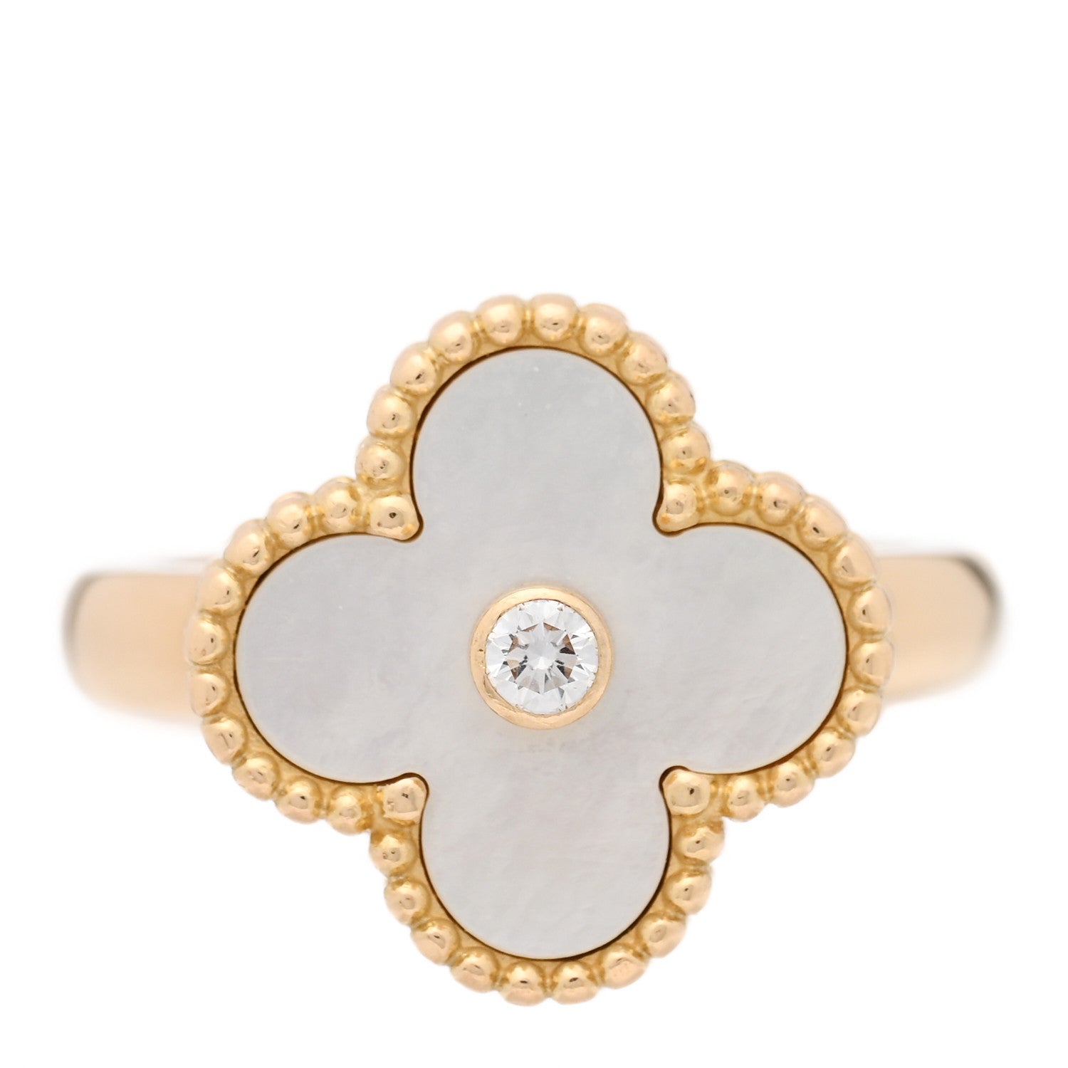 ヴァンクリーフ&アーペル ヴィンテージアルハンブラ リング マルチカラー 18K イエローゴールド VAN CLEEF & ARPELS VINTAGE ALHAMBRA RING MULTICOLOR 18K YELLOW GOLD