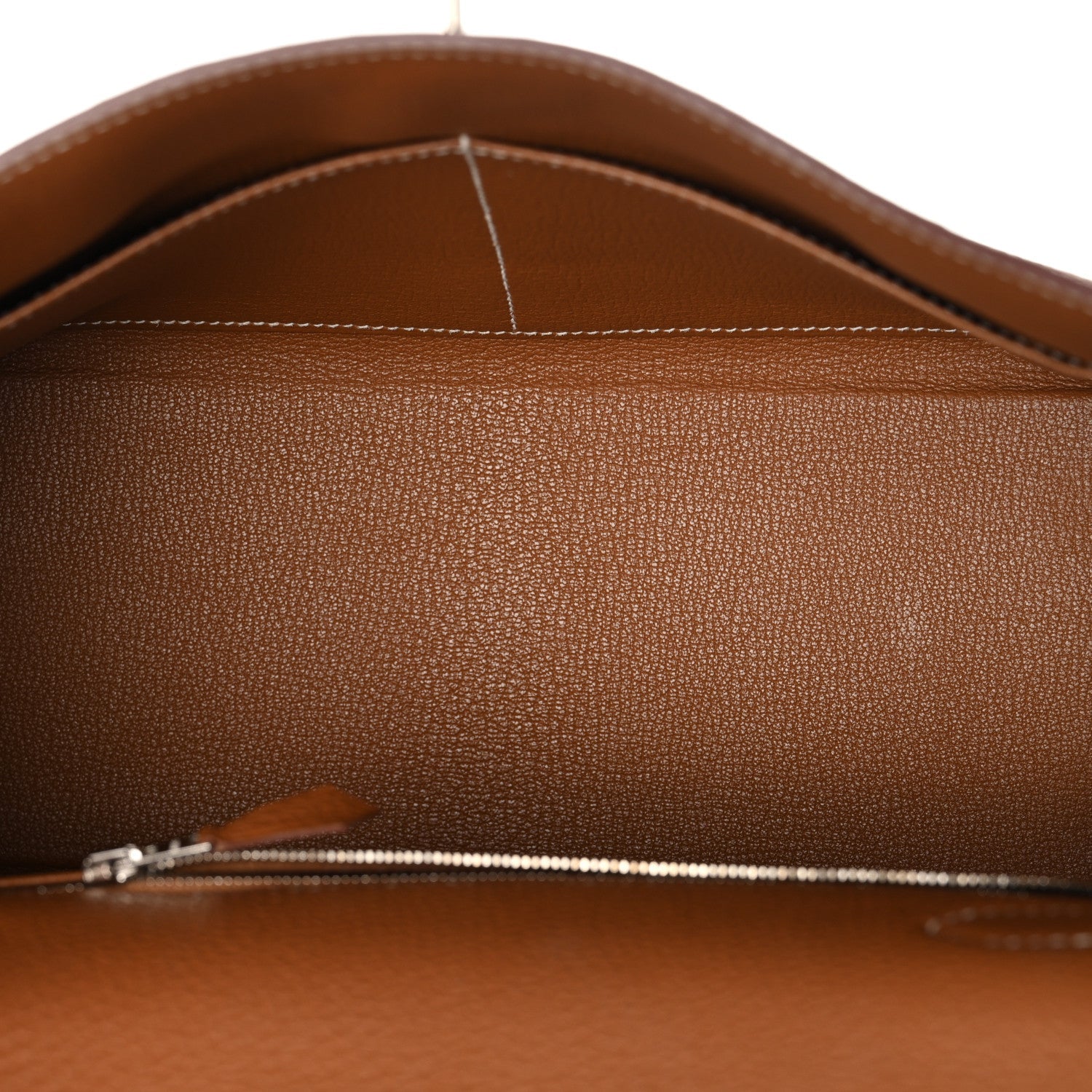 HERMES KELLY 28 RETOURNE GOLD TOGO SILVER HARDWARE