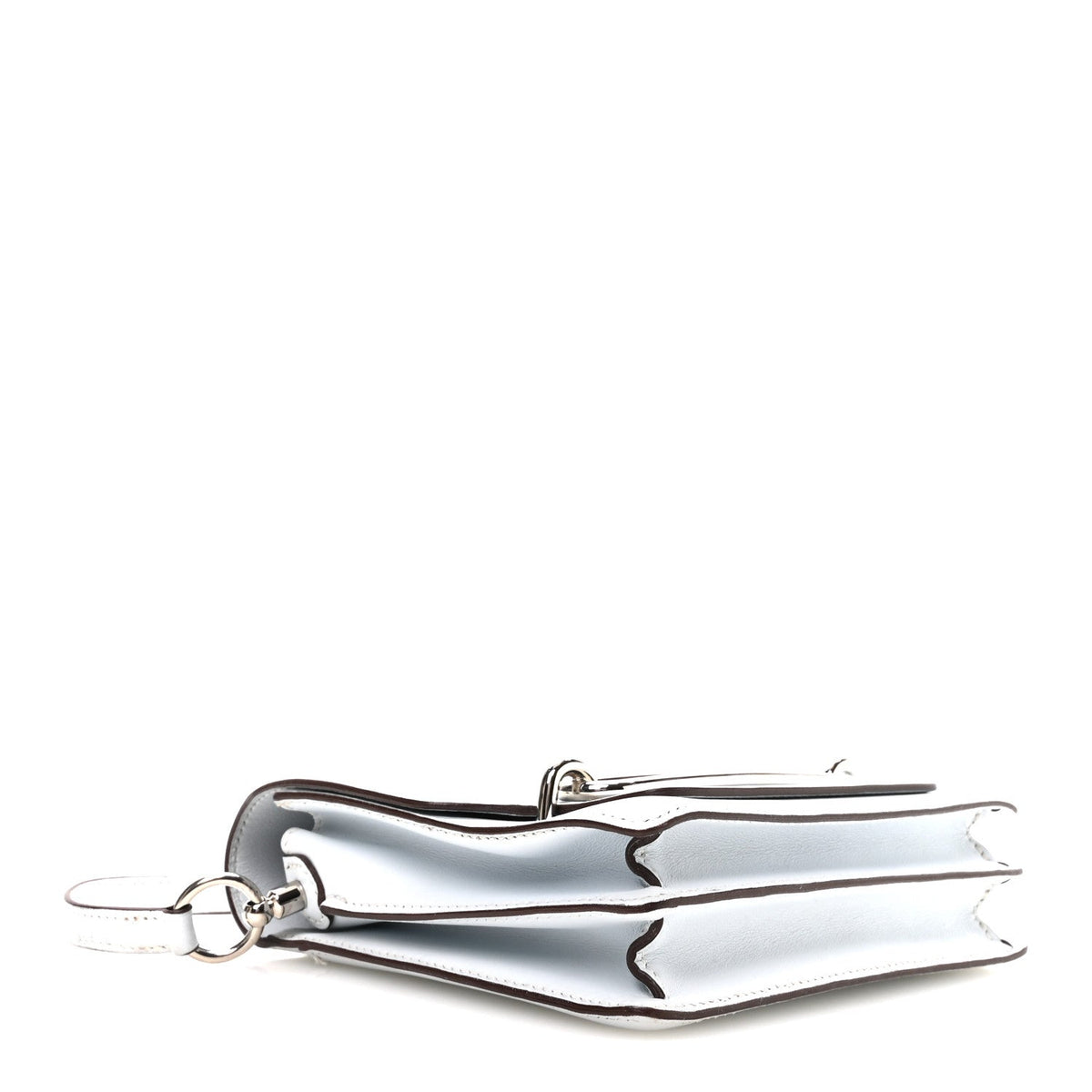 エルメス ミニルリ Bleu Brume スイフト シルバー金具 HERMES ROULIS BLEU BRUME SWIFT SILVER HARDWARE