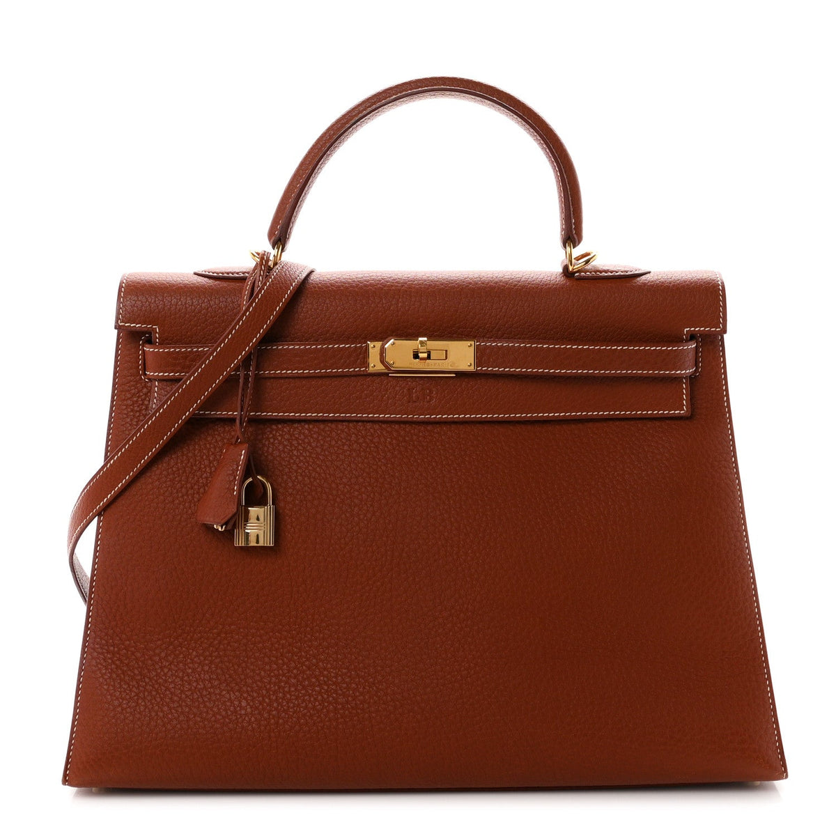 エルメス ケリー 35 外縫い Noisette アルデンヌ ゴールド金具 HERMES KELLY 35 SELLIER NOISETTE ARDENNES GOLD HARDWARE
