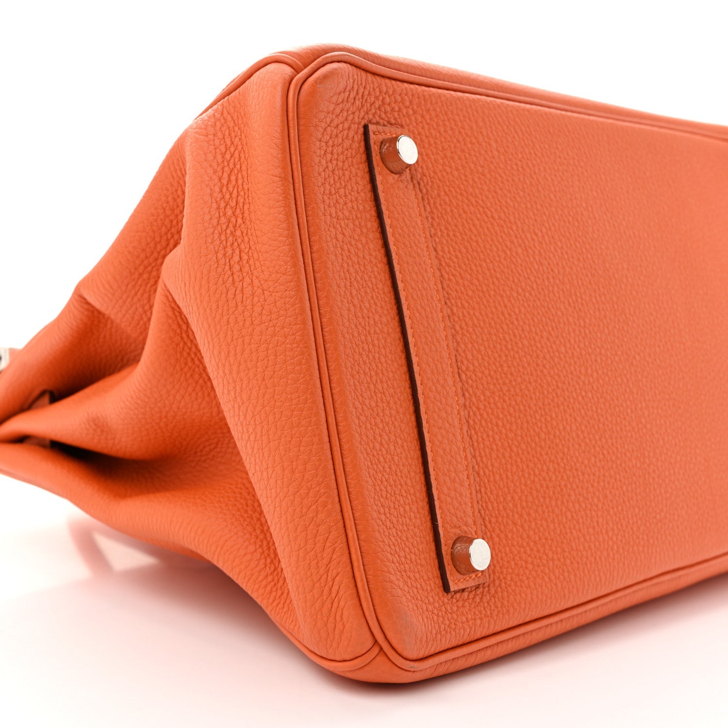 エルメス バーキン 35 Orange トゴ シルバー金具 HERMES BIRKIN 35 ORANGE TOGO SILVER HARDWARE