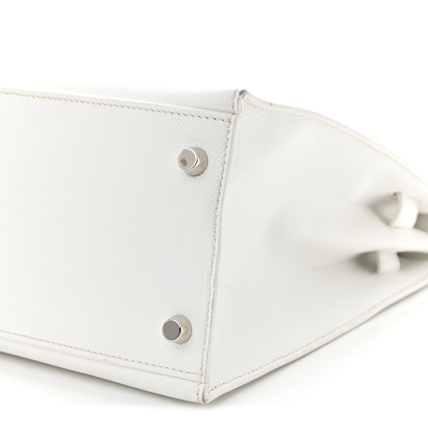 エルメス ケリー32 外縫い White エプソン シルバー金具 HERMES KELLY32 SELLIER WHITE EPSOM SILVER HARDWARE