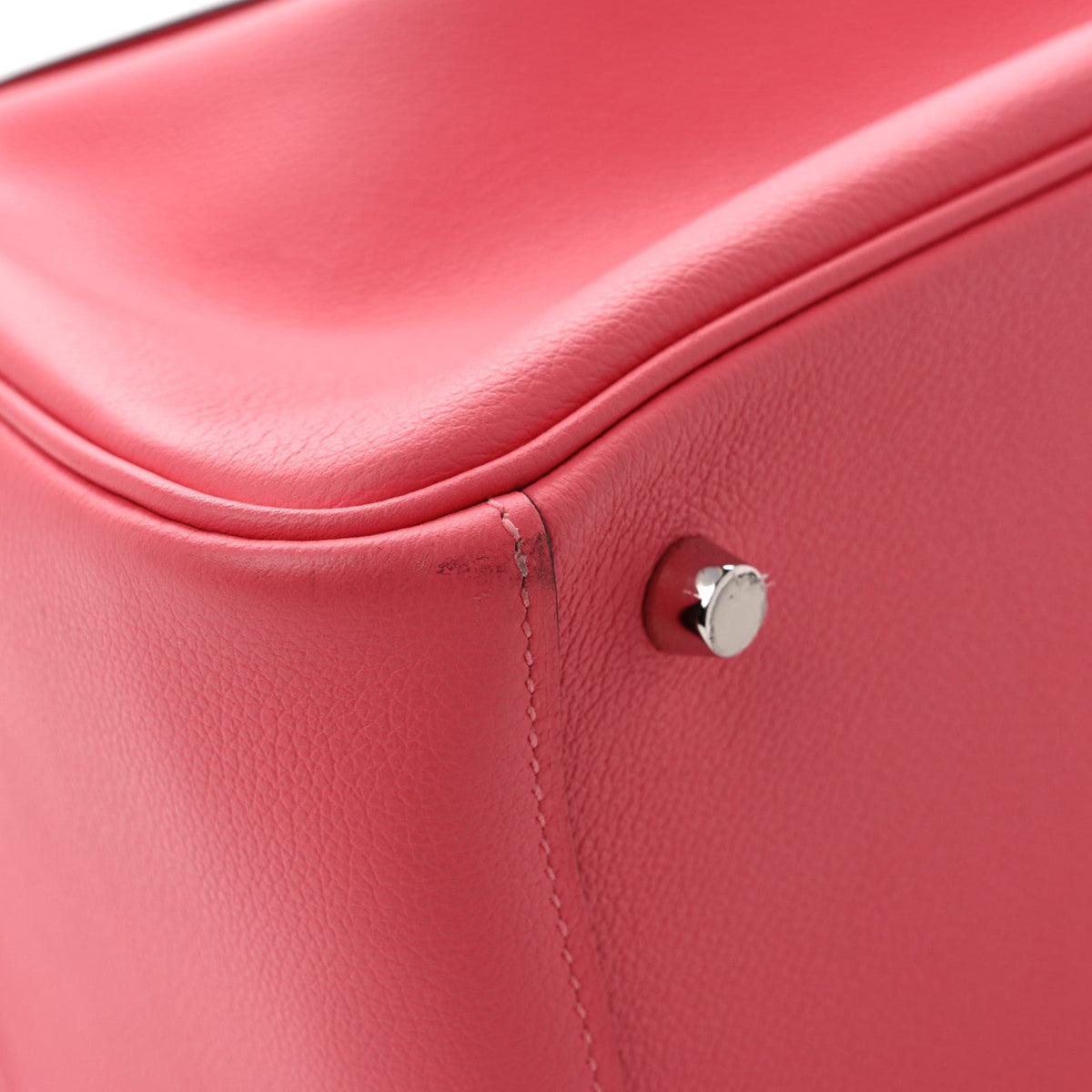 Hermes Lindy 26 Rose Azalee Evercolor Silver Hardware
