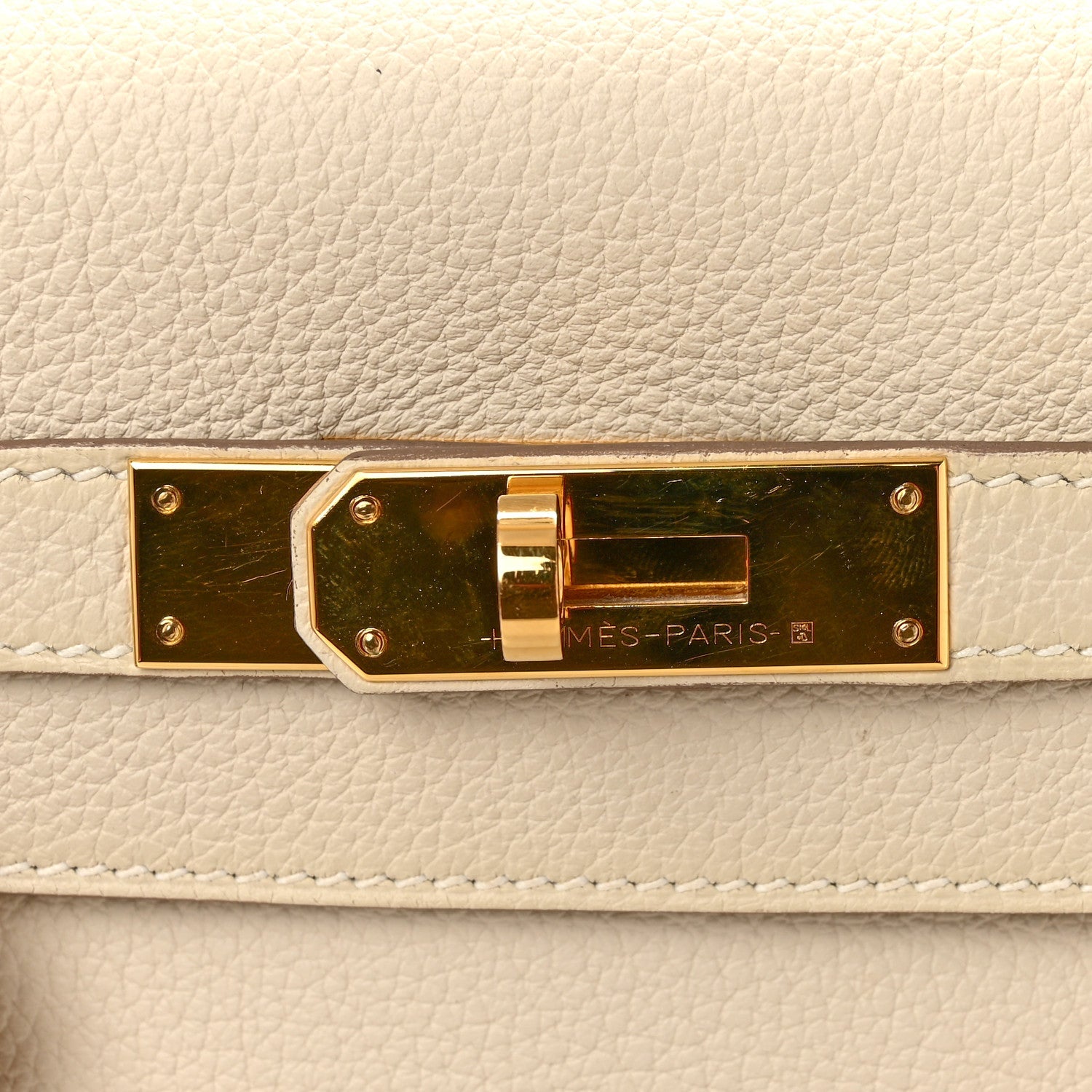 エルメス ケリー 28 内縫い Craie トゴ ゴールド金具 HERMES KELLY 28 RETOURNE CRAIE TOGO GOLD HARDWARE