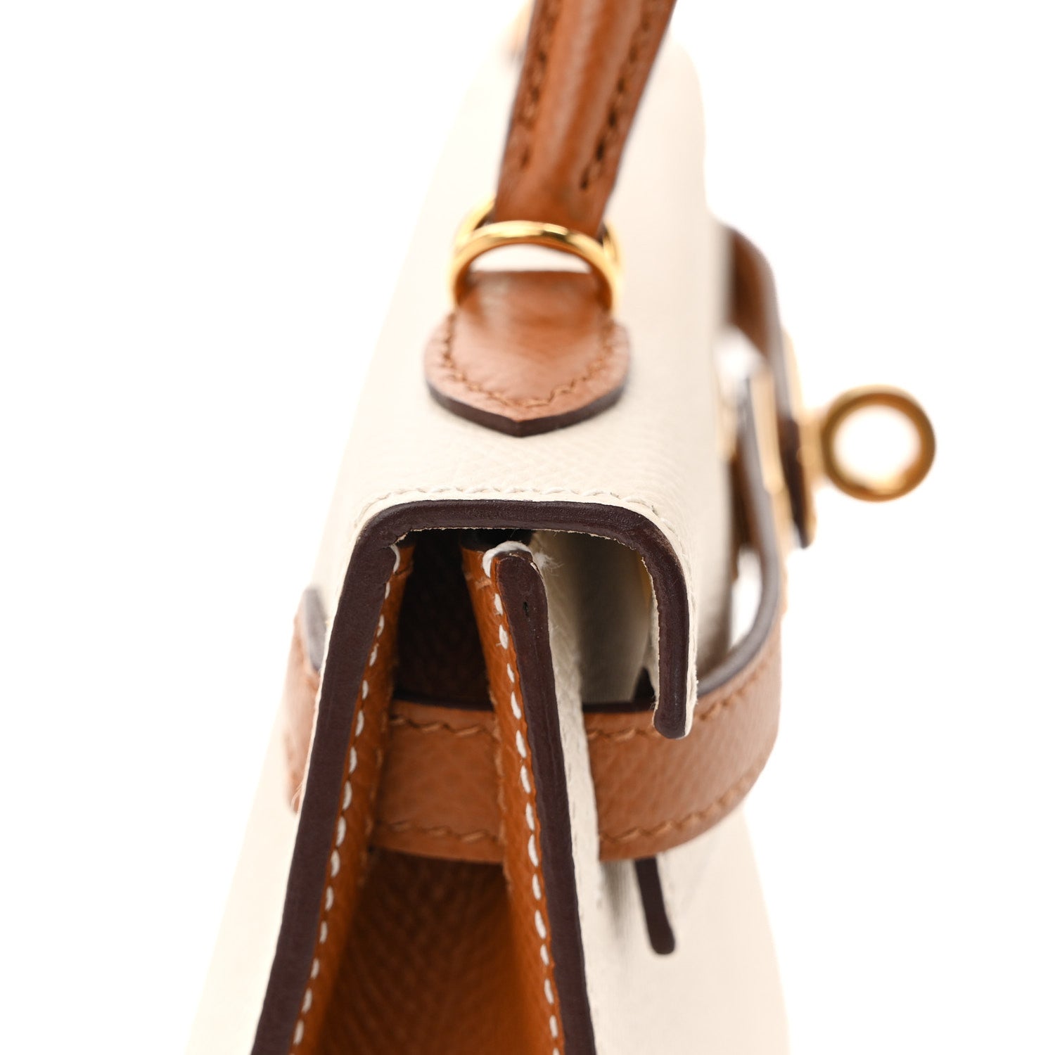 エルメス ミニケリー 20 HSS パーソナルオーダー 外縫い Craie Gold エプソン ゴールド金具 HERMES MINI KELLY 20 HSS PERSONAL ORDER SELLIER CRAIE GOLD EPSOM GOLD HARDWARE