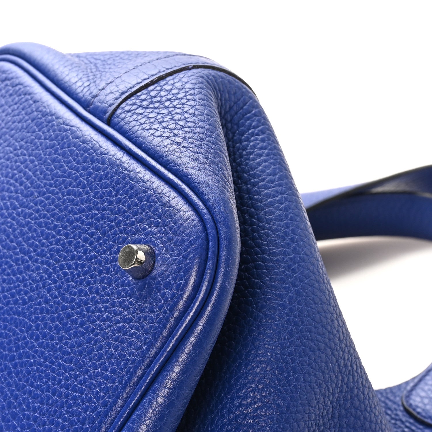 HERMES PICOTIN MM 22 BLEU ELECTRIQUE TAURILLON CLEMENCE SILVER HARDWARE