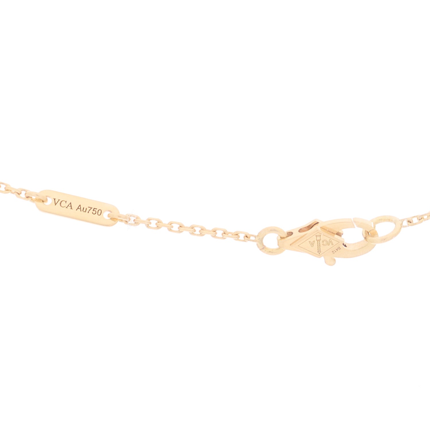 ヴァンクリーフ&アーペル スウィートアルハンブラ ペンダントネックレス マザーオブパール 18K イエローゴールド VAN CLEEF & ARPELS SWEET ALHAMBRA PENDANT NECKLACE MOTHER OF PEARL 18K YELLOW GOLD