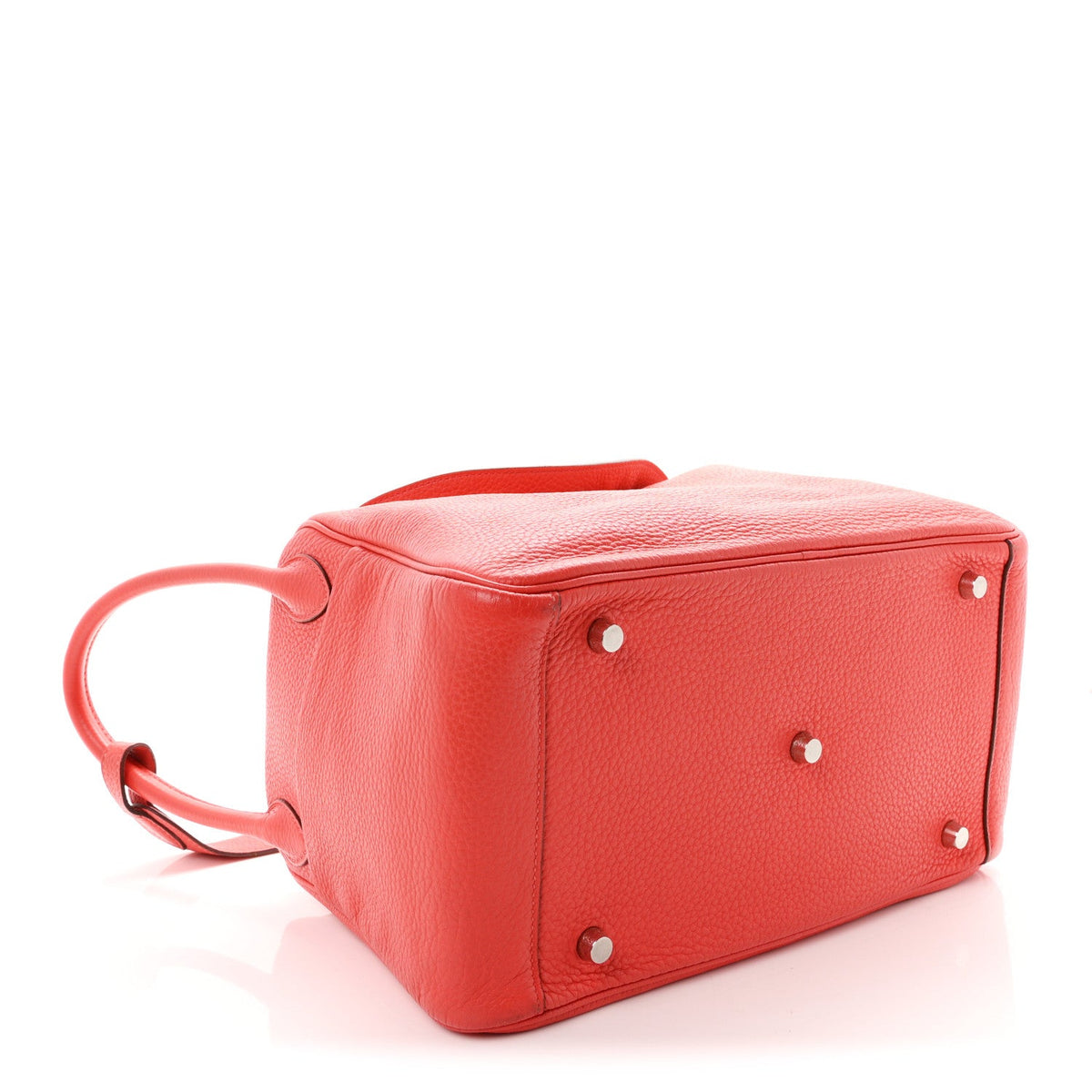 Hermes Lindy 30 Rose Jaipur Taurillon Clemence Silver Hardware