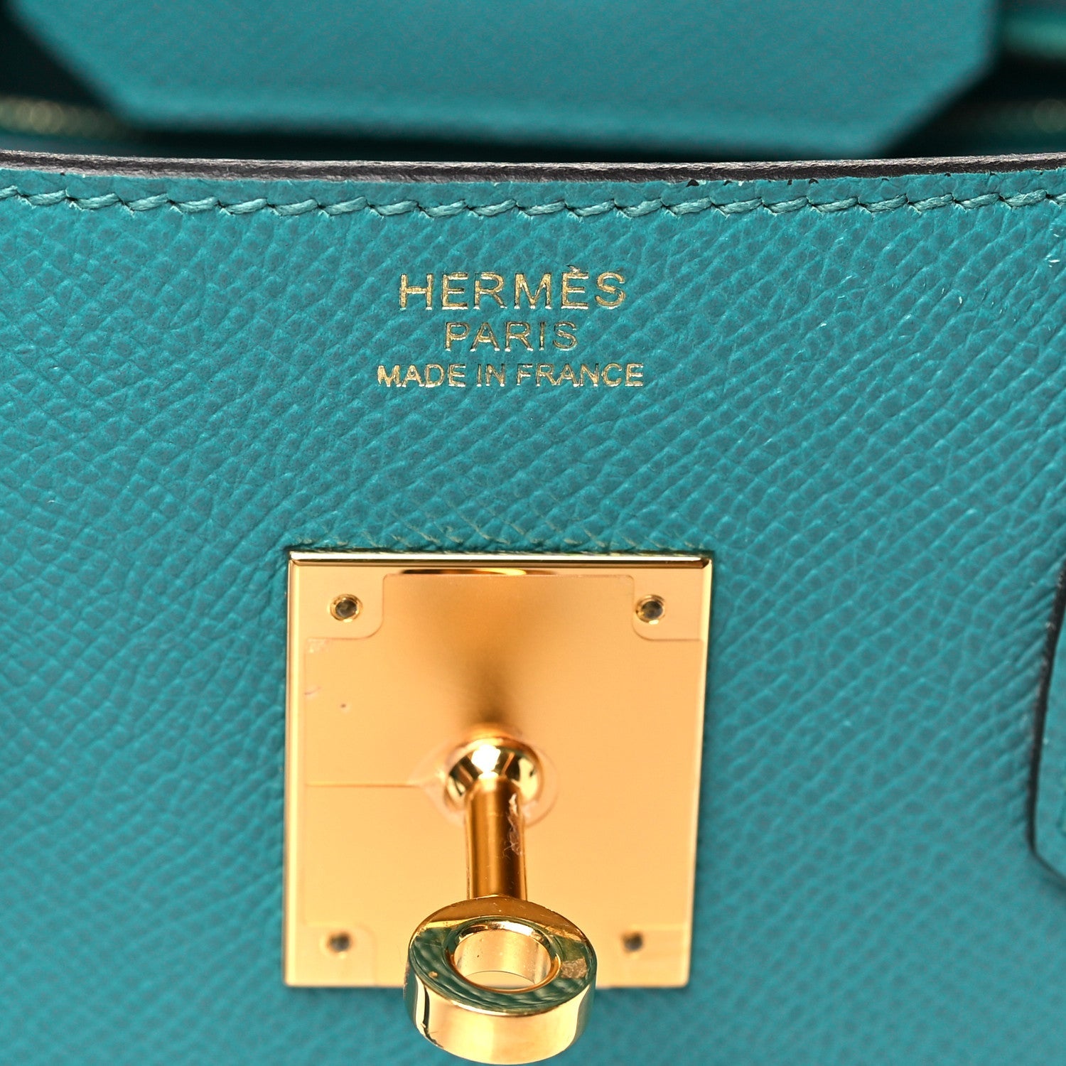 HERMES BIRKIN 30 BLEU PAON EPSOM GOLD HARDWARE