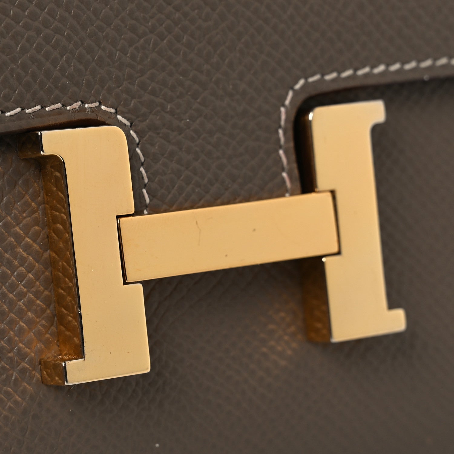 HERMES CONSTANCE TO GO WALLET ETOUPE EPSOM GOLD HARDWARE