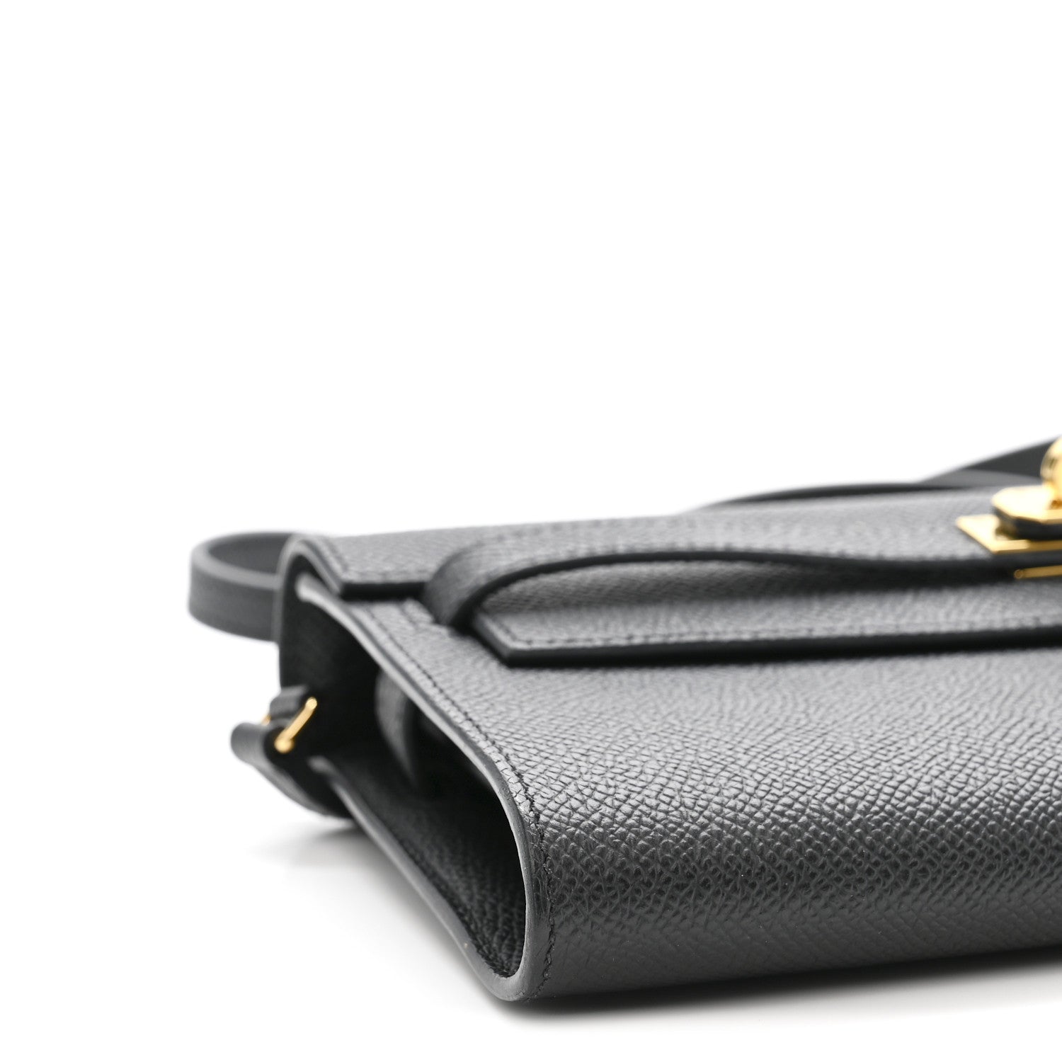 エルメス ケリートゥーゴー 長財布 Black エプソン ゴールド金具 HERMES KELLY TO GO WALLET BLACK EPSOM GOLD HARDWARE