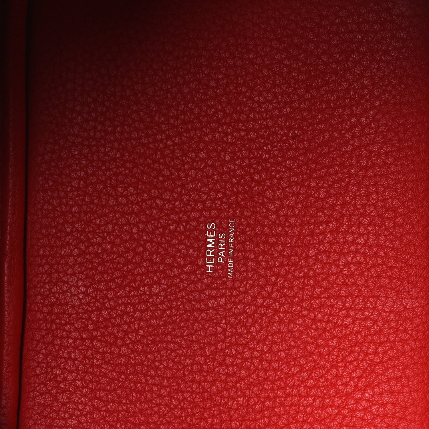 HERMES PICOTIN LOCK PM 18 ROUGE TOMATE ROSE EGLANTINE TAURILLON CLEMENCE / SWIFT SILVER HARDWARE