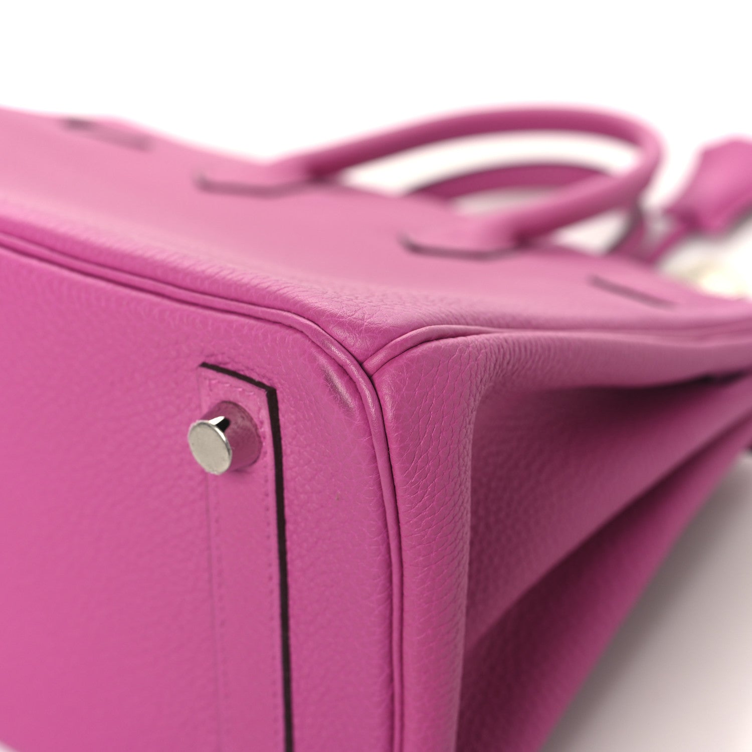 HERMES BIRKIN 25 MAGNOLIA TOGO SILVER HARDWARE