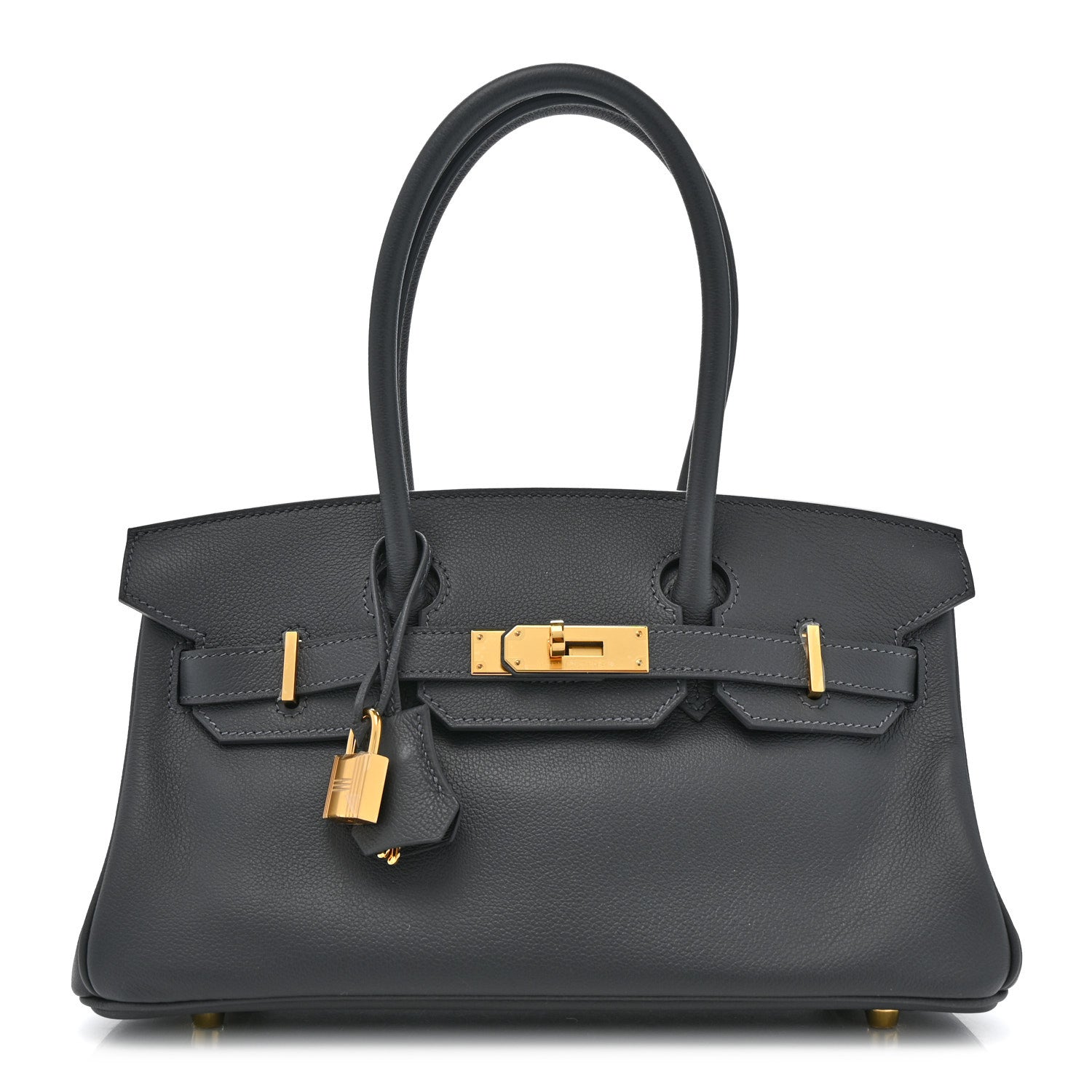 HERMES BIRKIN 29 ARDOISE EVERCOLOR GOLD HARDWARE