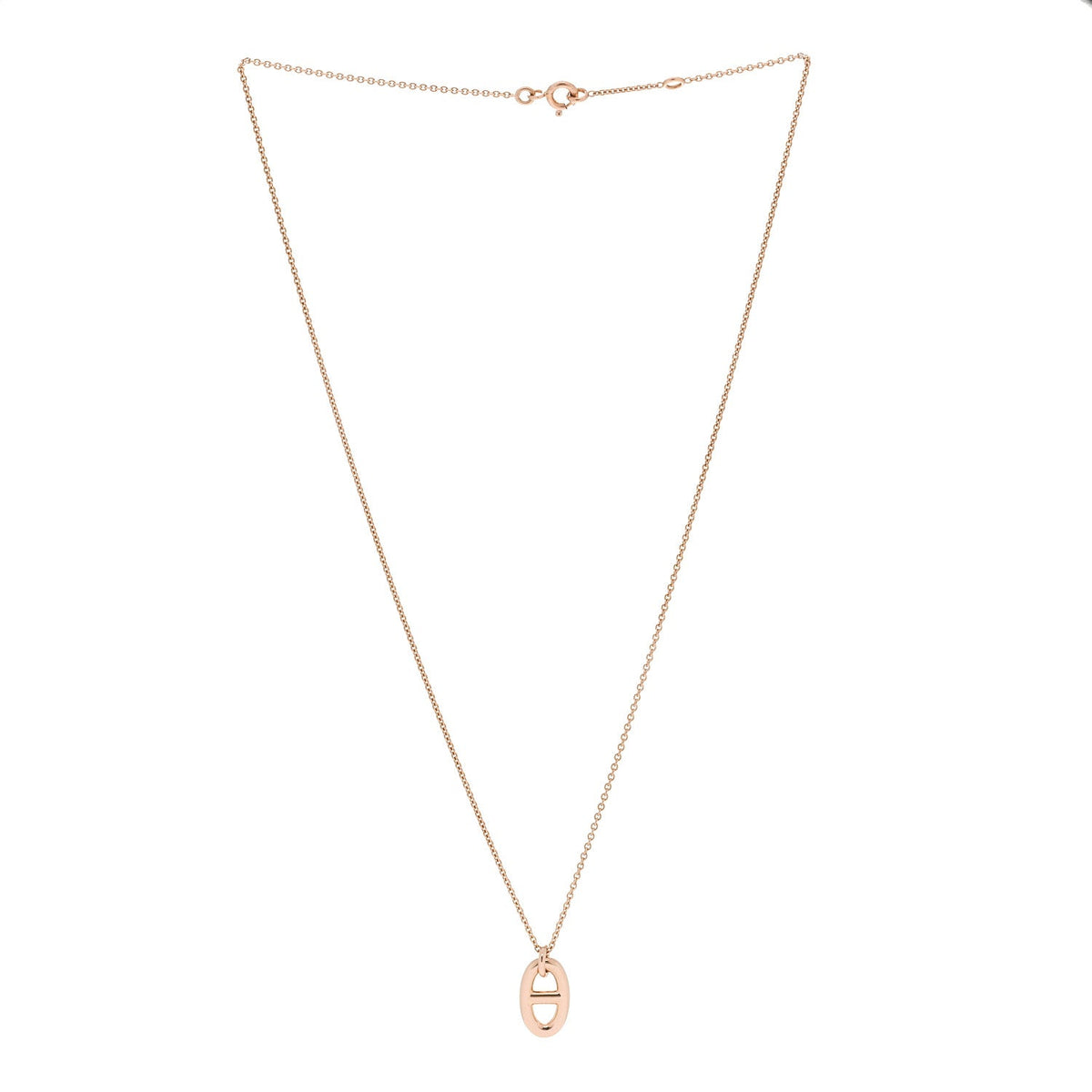 エルメス ファランドール ペンダントネックレス 18K ローズゴールド HERMES FARANDOLE PENDANT NECKLACE 18K ROSE GOLD