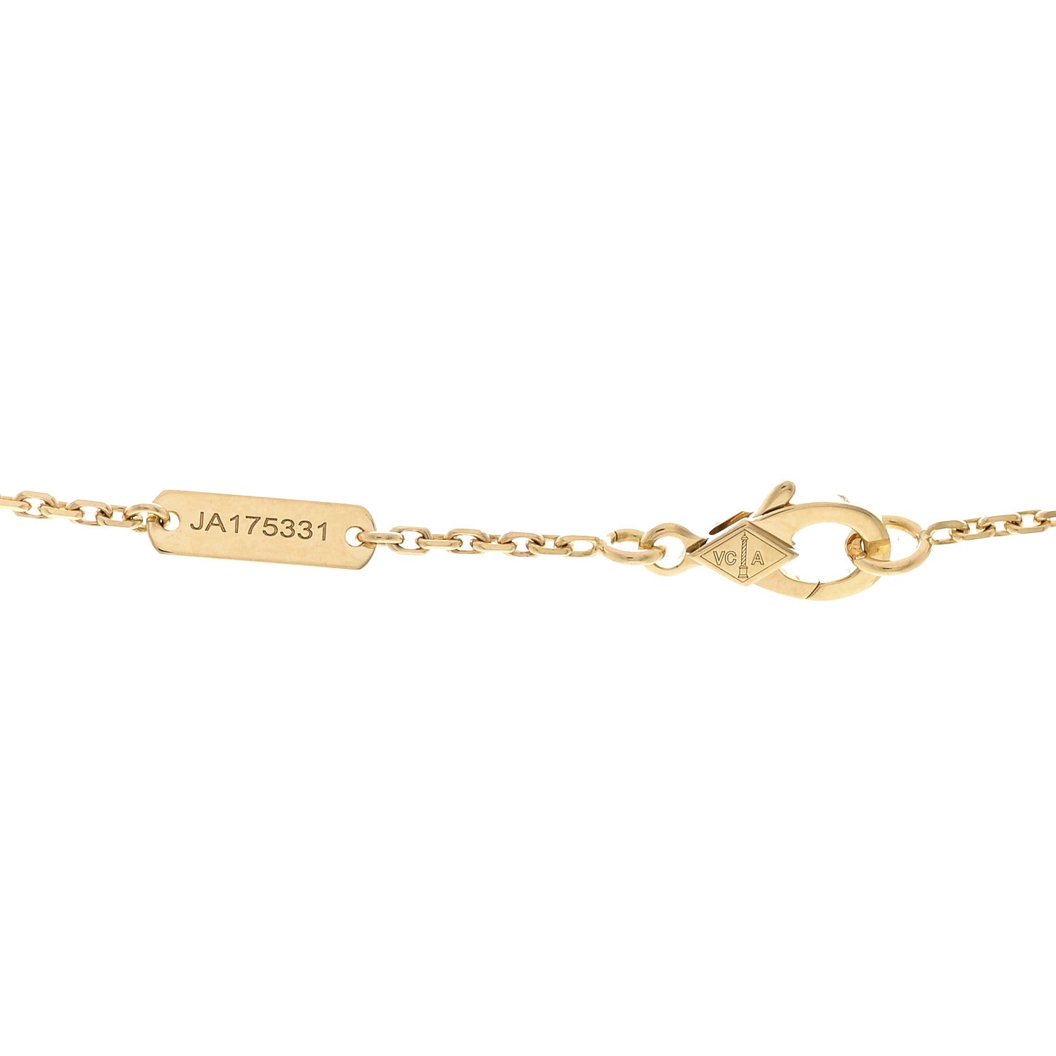 ヴァンクリーフ&アーペル ヴィンテージアルハンブラ ペンダントネックレス マルチカラー 18K イエローゴールド VAN CLEEF & ARPELS VINTAGE ALHAMBRA PENDANT NECKLACE MULTICOLOR 18K YELLOW GOLD