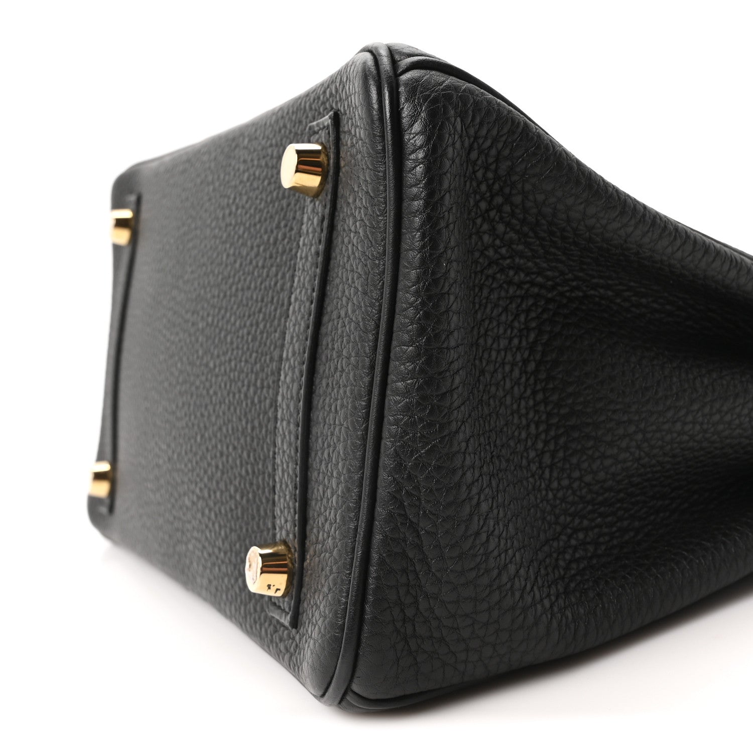 HERMES BIRKIN 25 BLACK TOGO GOLD HARDWARE
