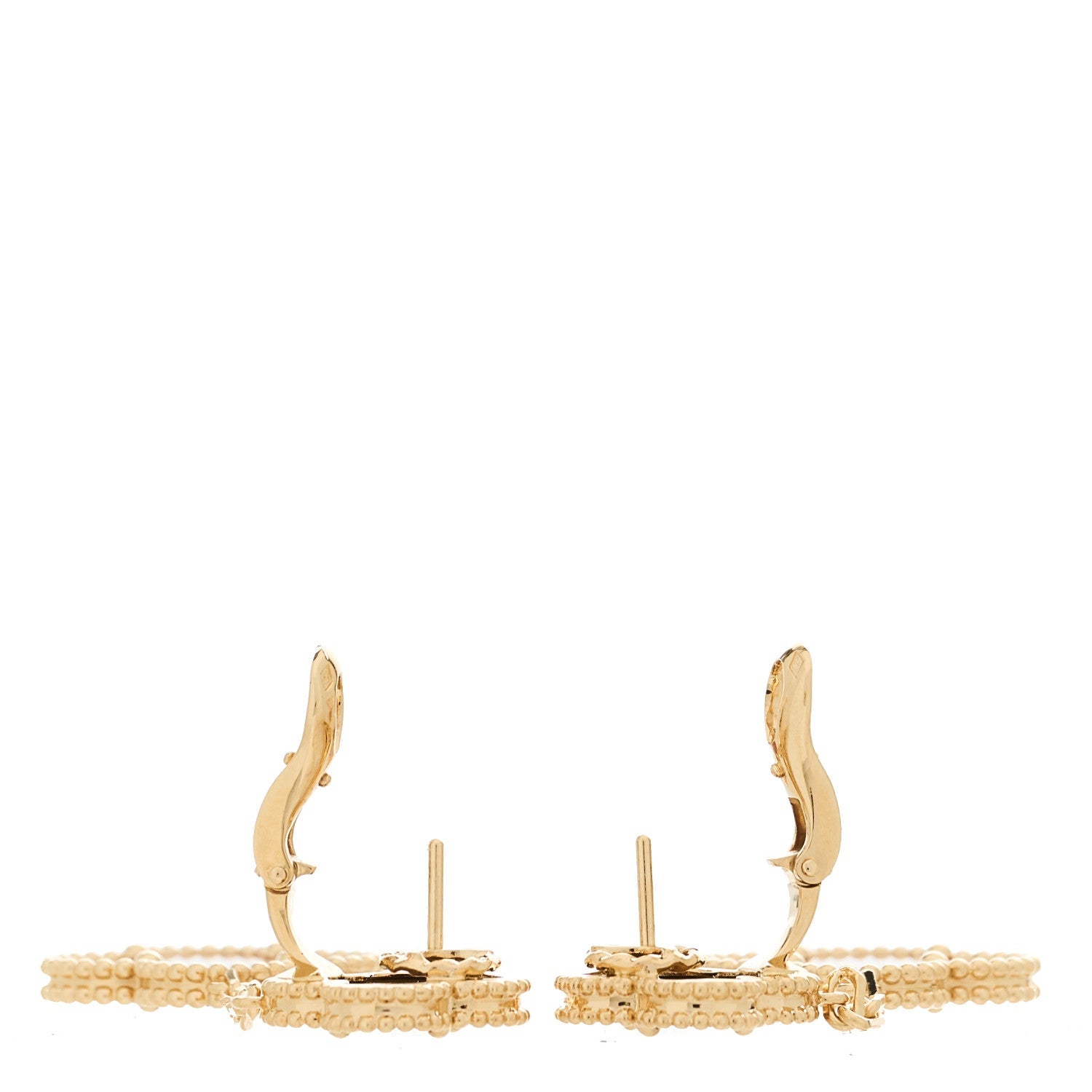 ヴァンクリーフ&アーペル マジックアルハンブラ 2モチーフ ピアス マルチカラー 18K イエローゴールド VAN CLEEF & ARPELS MAGIC ALHAMBRA 2 MOTIFS EARRINGS MULTICOLOR 18K YELLOW GOLD