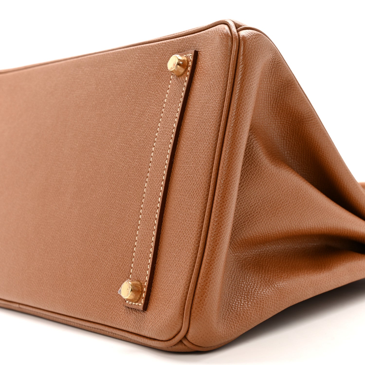 HERMES BIRKIN 35 GOLD COURCHEVEL GOLD HARDWARE