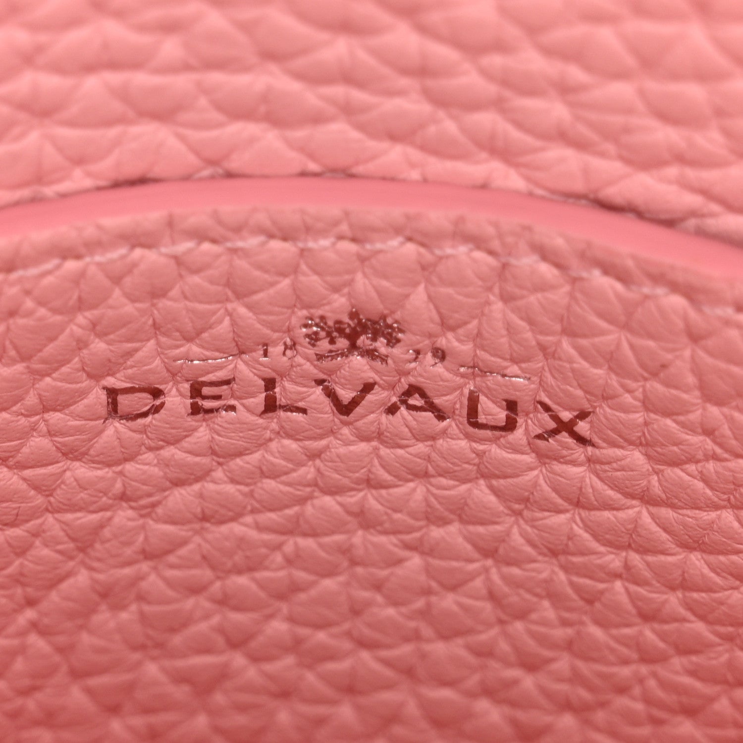 DELVAUX SURPIQUE NANO TOY ECLAT BUCKET BAG PINK TAURILLON SOFT SILVER HARDWARE