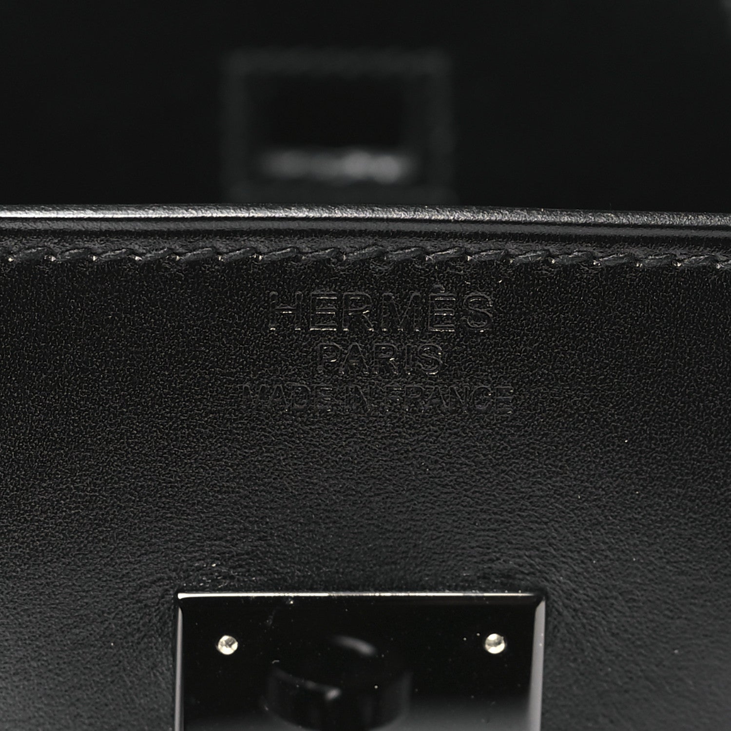 HERMES BIRKIN 35 SO-BLACK BOX CALFSKIN BLACK HARDWARE