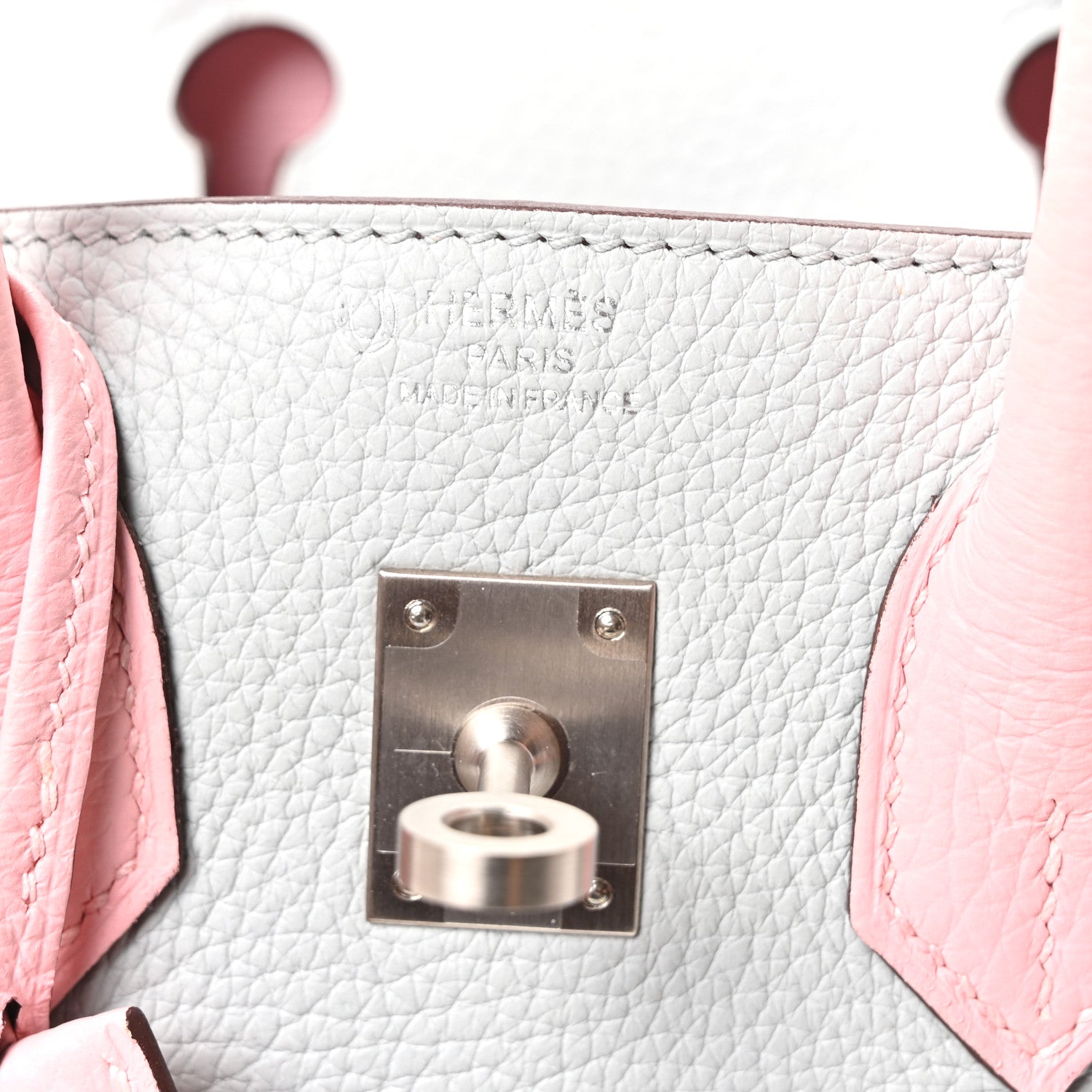 エルメス バーキン 25 HSS パーソナルオーダー Bleu Pale Rose Sakura トゴ シルバー金具 HERMES BIRKIN 25 HSS PERSONAL ORDER BLEU PALE ROSE SAKURA TOGO SILVER HARDWARE